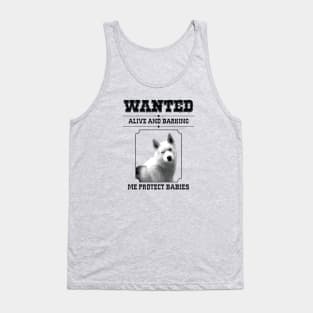 Wanted! Husky Me Protects Babies Tank Top